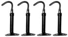Gr-149b The Filling Station Chevrolet Black Hood Latch Set Of Pieces
