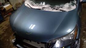 117-59105 Honda Local Pickup Only Blue Bg62m Hood Fits 12-14 Cr-v 10297768