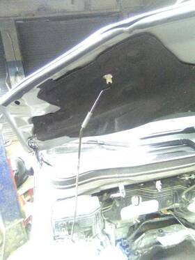121.ho1519 Honda 2019 Pilot Hood Strut Steel Prop Rod
