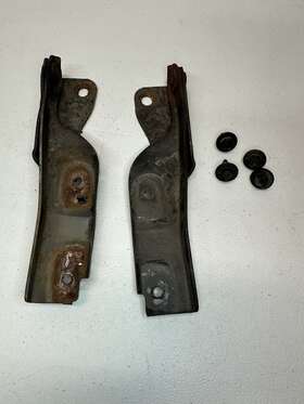 60120-sh3-000zz Honda 88-91 Crx And Civic Hatch Black- Hood Hinge Set - Left Right Hinges Oem