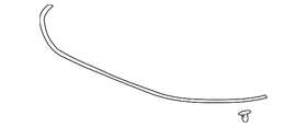 74142-t20-a01 Honda Genuine Rubber Hood Seal