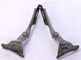 S5a-r Honda S5ar 2001-2005 Civic Sedan Hood Hinges Left And Right Pair Oem S5a-l Silver