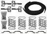 Hsk1001ss-blk-lea Limeworks Speed Shop Vintage Hood Strap Stainless Kit Black Straps