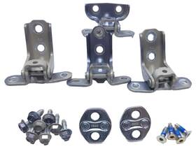 Hyundai 79320-2v000 2019 Kona Passenger Side Door Hinge 4pcs With Striker 2pcs Oem