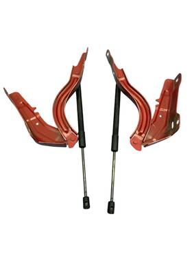81161s1000 Hyundai 2021-2023 Santa Fe Front Rh And Lh Hood Bonnet Hinge Bracket Pair Set 2
