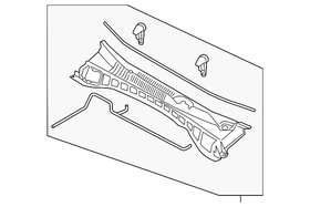86150-s2000 Hyundai Genuine Cowl Grille