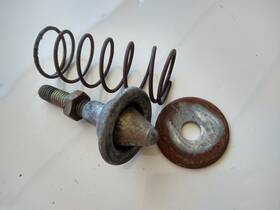 416748c1 International Harvester Scout Ii Hood Latch Alignment Pin Retainer And Spring