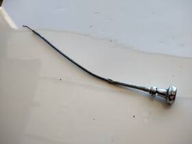 481345c1 International Harvester Scout Ii Hood Latch Release Cable Chrome Knob 71-77
