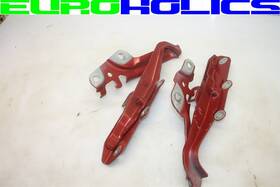 Aw93-16801-ad Jaguar Aw93-16800-ad Pair Oem Xj X351 10-19 Left Right Hood Bonnet Hinge Red