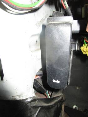 Hhe2561ba Jaguar Xjs Hood Cable And Handle 1995-1996 #hhe2561ba