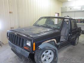 429894 Jeep Used Right Hood Hinge Fits 1998 Cherokee Grade A