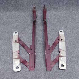55176928aaj Jeep 2002-2007 Liberty Hood Hinges Pair Lh And Rh Set Prv Garnet Red Oem 76239