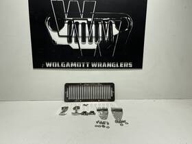 30470 Kentrol Stainless Hood Kit 78-95 Jeep Cj/wrangler Yj Cc 4b