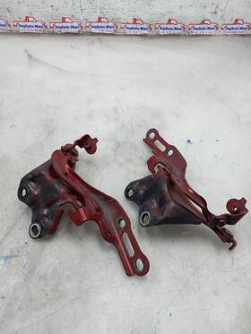 118.le1l12 Lexus 12 Is350 Hood Hinge Pair Red-3r1
