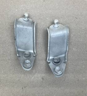 53481-53010 Lexus 06-15 Is250c Is350c Hood Support Bracket Left And Right Oem With Bolts