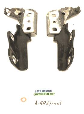 16801ac Lincoln Fd9bf 2017-2020 Continental Front Left Right Hood Bonnet Hinge Set X2 Oem