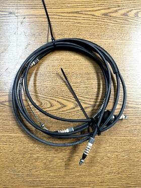 670007133 Maserati 2014-2017 Ghibli Hood Bonnet Lock Latch Open Release Cable Oem