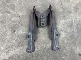 0983-sc Mazda 1999-2005 Miata Mx5 Oem Maroon Hood Hinge Support Left Right Set Nb 99-05
