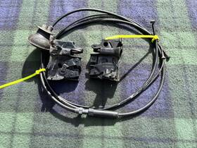 0911093972 Mercedes Mercedes-benz W126 C126 Hood Release Latches Cable And Seal 85-91
