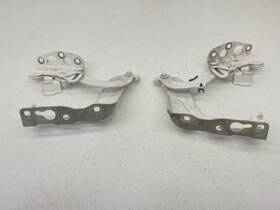 Mercedes A2138600128 17-20 E400 E450 W213 Front Left And Right Hood Hinges White Oem #a0.60