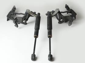06.20.22.24 Mercedes-benz 2007 - 2013 S Class W221 Hood Bonnet Hinge Shock Set Left Right