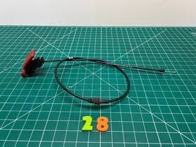 1668800059 Mercedes-benz 12-15 W166 Ml350 Ml550 Hood Lock Release Cable With Handle Oem
