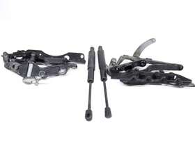 2218800328 Mercedes-benz 07-14 W221 W216 S550 Cl63 Hood Hinge Set Left And Right Black