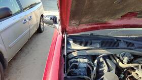 F8az16a601aa Mercury 99-11 Grand Marquis Passenger Right Hood Hinge Assembly Oem Red Fl