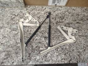 05065264al Mopar 2006-2023 Chrysler 300 Dodge Challenger Charger Magnum Hood Hinge Set White