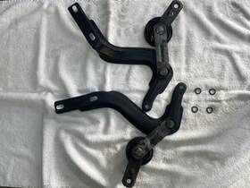 10-v-73 Mopar 1973 Plymouth Valiant Hood Hinges A-body 70-76 Ships Free