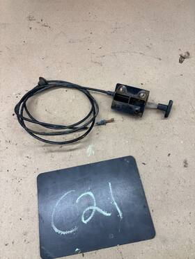 Mopar 4468969 1981 87 1988 1989 Dodge Ramcharger D150 W150 Hood Release Cable Used Project Fix