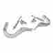Ms149-10p Eddie Motorsports 1968 1969 1970 1971 1972 Chevelle Billet Trunk Hinges Polished Motorsport