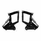 Ms149-23cc 1967-1972 Chevy Truck Gmc Billet Hood Hinges Black Aluminum Made In Usa