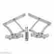 Ms149-50m Eddie Motorsports 1967 1968 1969 Camaro Firebird Billet Hood Hinges Made In U.s.a