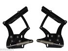 Ms149-81bk Eddie Motorsports Mustang Hood Hinges Black Made In