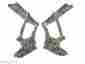 Ms14981m 1967-1970 Ford Mustang Falcon Billet Hood Hinges Machined Made In U.s.a