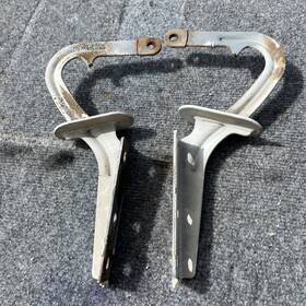 Nissan 118-58116r 86-90 Pickup Hood Hinge Set X2 White Ah3 Oem