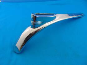 1298931 Plymouth 1949 1950 Aftermarket Hood Ornament Base Chromed Metal Missing Top Part