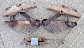 899268 Plymouth 1941 Hood Hinges Original Pair