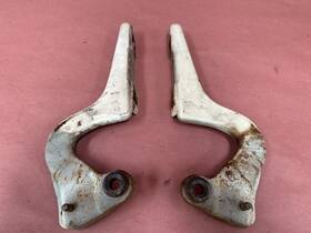 91451103510 Porsche 914 Hood Hinge Pair Oem 12k Miles