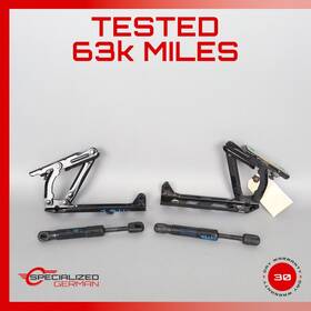 99151255180 Porsche 14-17 991 911 Gt3 Left And Right Engine Door Lid Hinge Strut Set Oem 63k