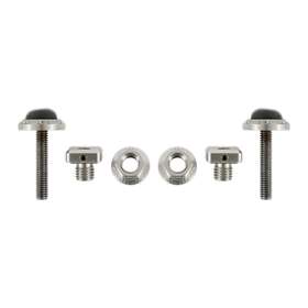 E7zz-16763-s Scott Drake Hood Bumper Adjustable Stainless Steel Pair