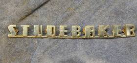652720w Studebaker 1949-53 2r Trucks Hood Side Chrome Script Emblem