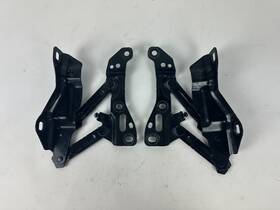 1058041 Tesla 2016-2020 Model X Hood Bonnet Left And Right Side Hinge Support Black Oem