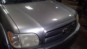 117-58705 Toyota Local Pickup Only Silver Hood With Crew Cab 4 Door Fits 04-06 Tundra 10300465