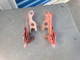53420-17010 Toyota 85-89 Mr2 Hood Hinges - Red Pair Aw11 Mk1