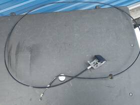 53630-17020 Toyota 85-89 Mr2 Hood Release Cable And Interior Handle Black - Aw11 Mk1