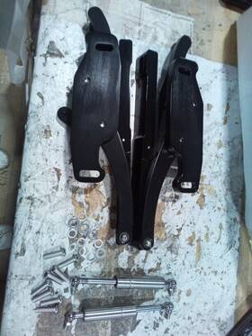 R24688 Transmountracing Billet Aluminum Hood Hinges For Chevrolet Camaro Pontiac Firebird 1967 1968 1969