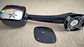 S-22424 Unknown Due To Missing Box Manual Hood Mirror For 08-15 Freightliner Cascadia Right Side Fold Black