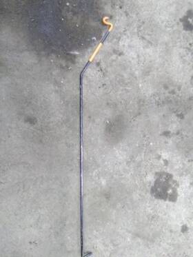 121.vw1l14 Volkswagen 2014 Volkswagon Jetta Hood Strut Steel Prop Rod